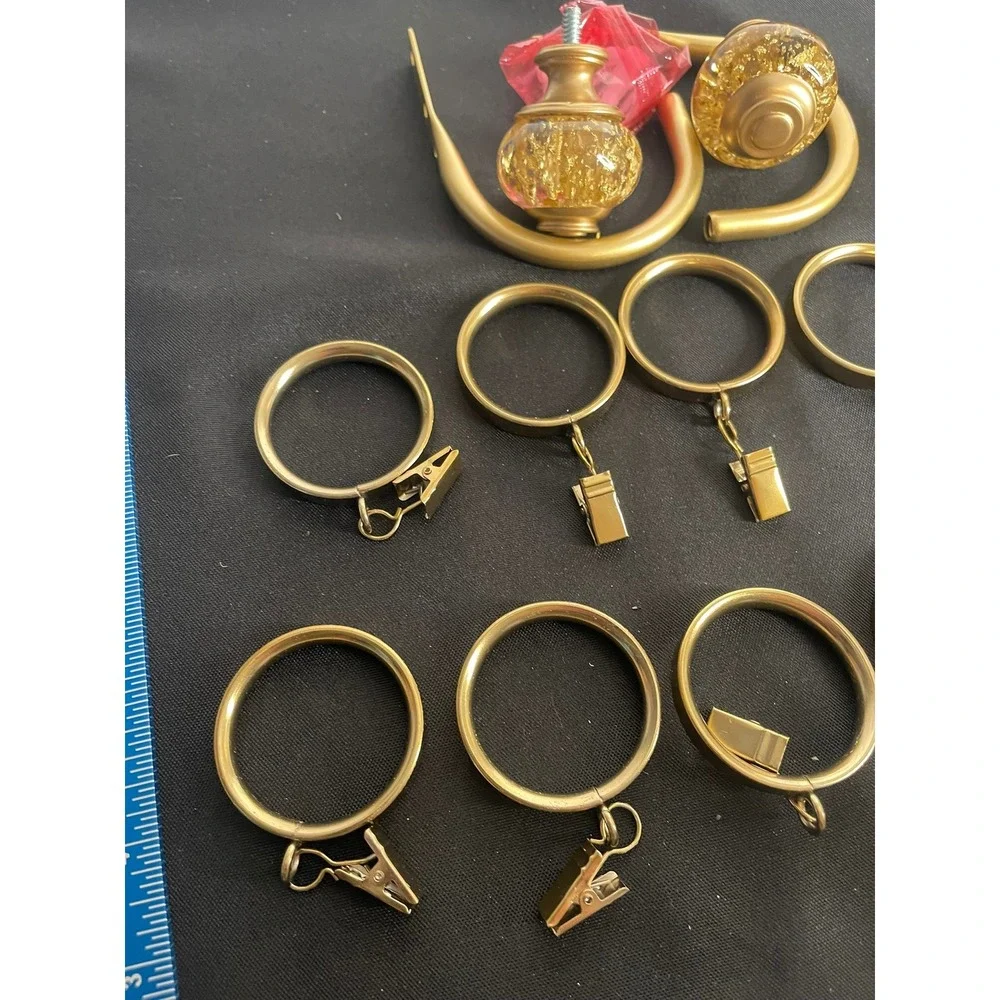 N/A gold curtain